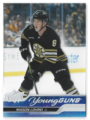 2023-24 Upper Deck Extended Series Acetate Young Guns Mason Lohrei front